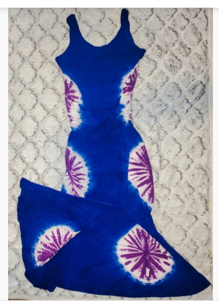 💙💜Vibrant Summer dress L/XL💜💙
